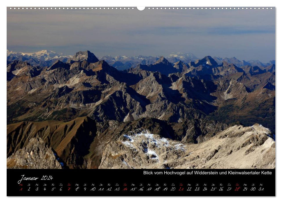 Allgäuer Bergblicke (CALVENDO Wandkalender 2024)