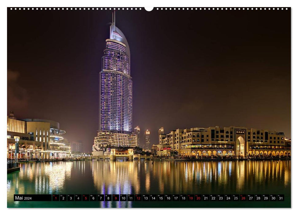 Dubai - City of dreams (CALVENDO Wandkalender 2024)