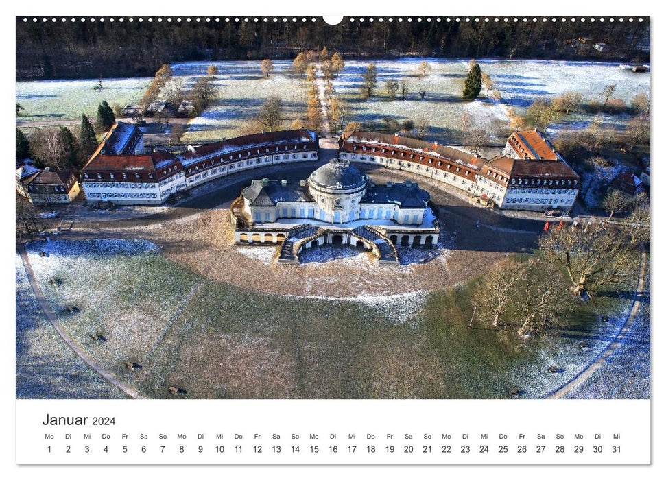 Stuttgart - Vogelperspektiven (CALVENDO Premium Wandkalender 2024)
