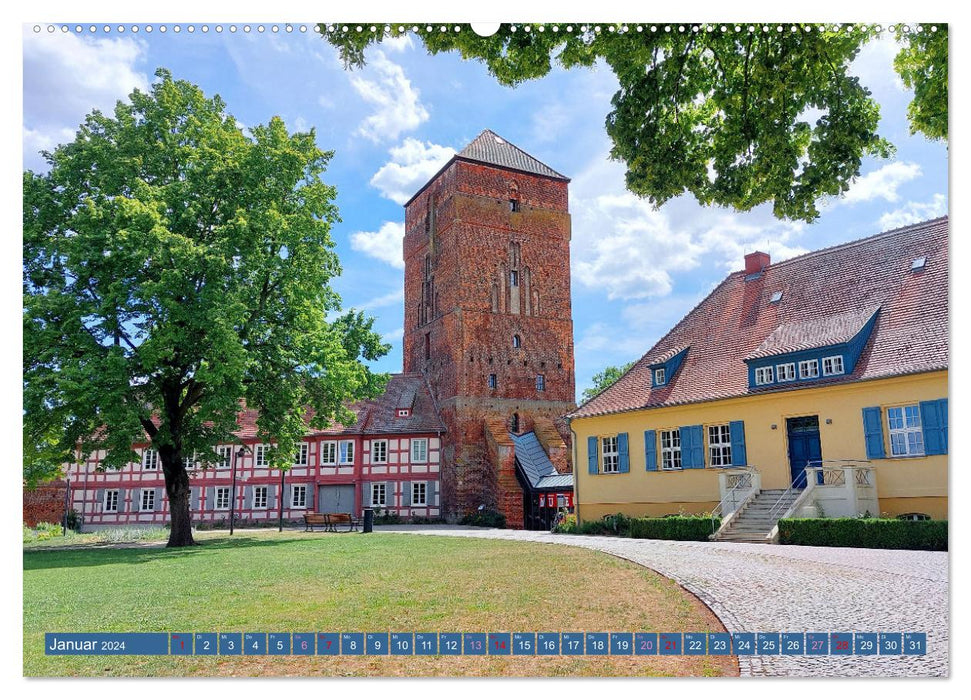 Wittstock-Dosse - Die Schlösser Freyenstein und Meyenburg (CALVENDO Premium Wandkalender 2024)