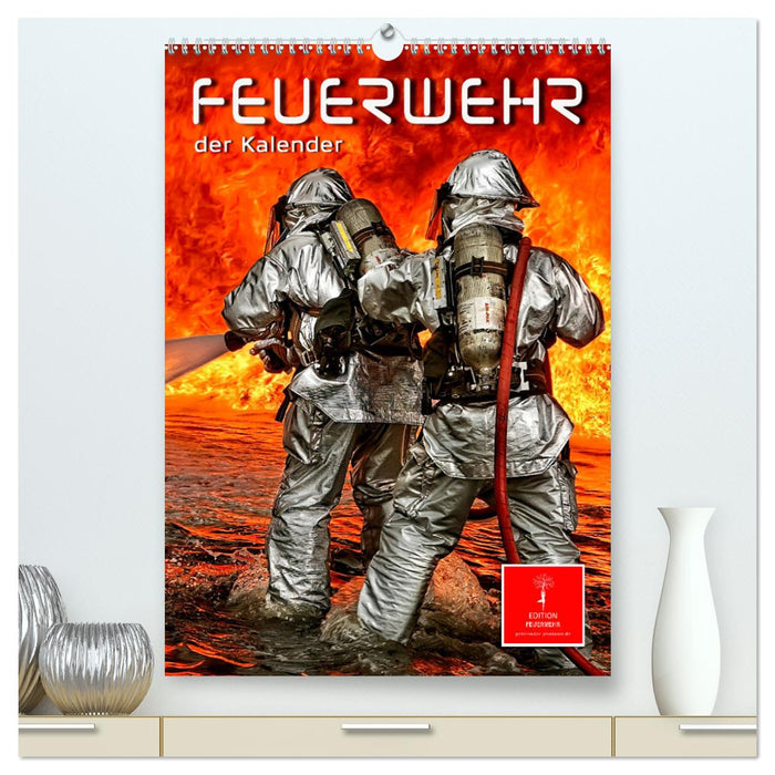 Feuerwehr - der Kalender (CALVENDO Premium Wandkalender 2024)