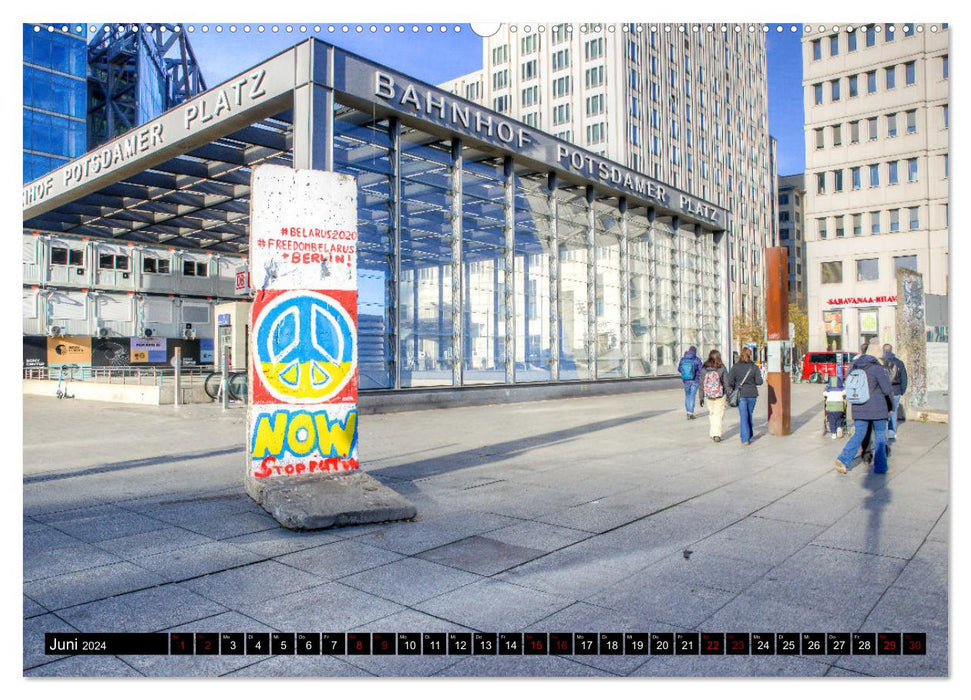 Berlin, so bunt wie das Leben (CALVENDO Wandkalender 2024)