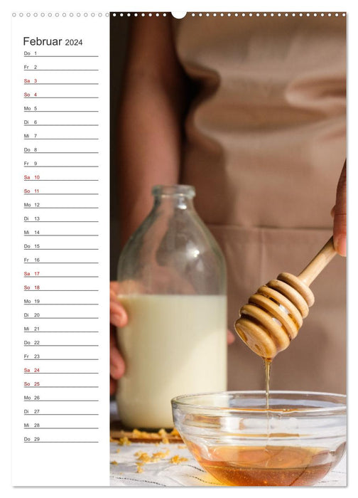Naturheilmittel Honig - Kalender & Terminplaner (CALVENDO Premium Wandkalender 2024)