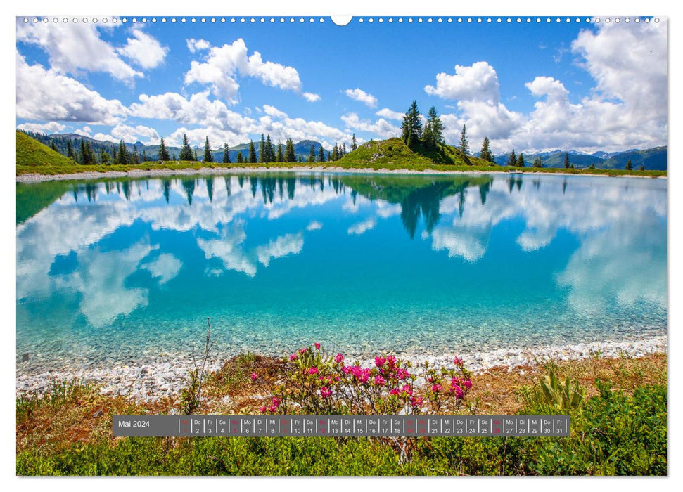 Die schönsten Seespiegelungen (CALVENDO Premium Wandkalender 2024)