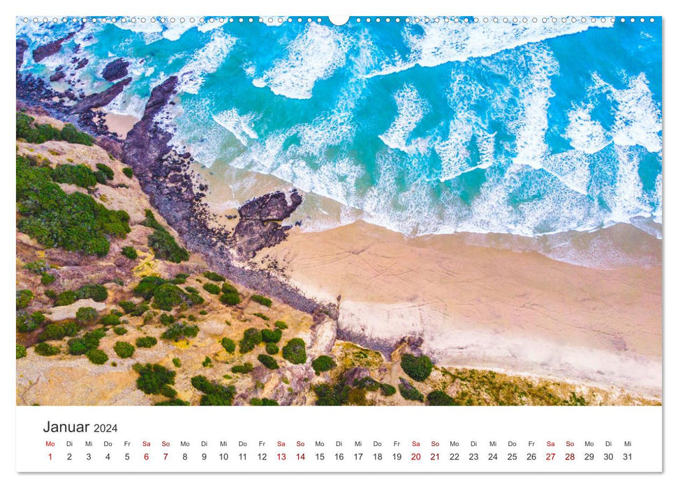 New Zealand aerial photos (CALVENDO Premium Wall Calendar 2024) 