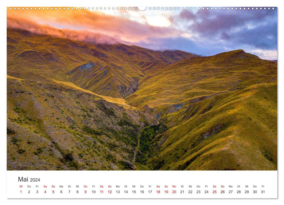 New Zealand aerial photos (CALVENDO Premium Wall Calendar 2024) 