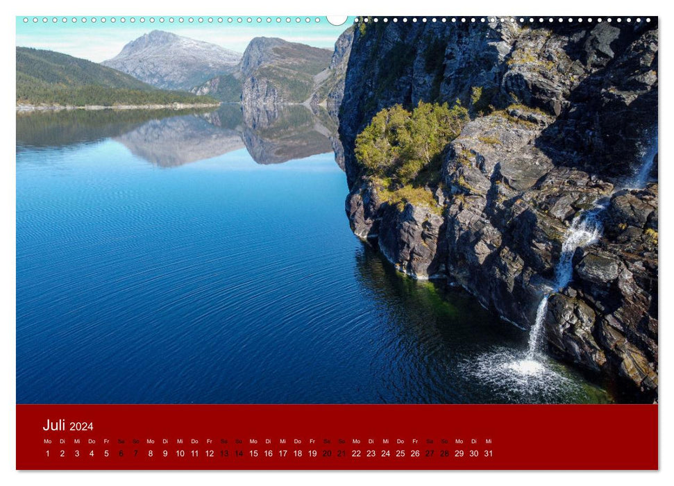 Spektakuläre Bergwelten Norwegen (CALVENDO Premium Wandkalender 2024)