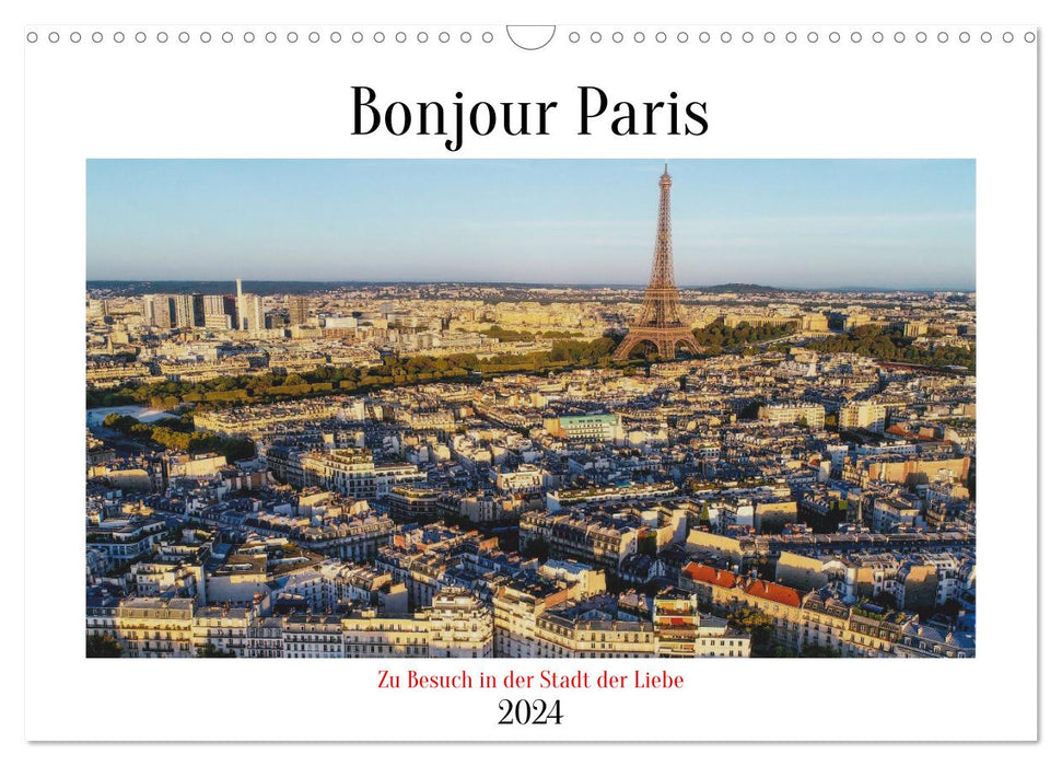 Bonjour Paris (CALVENDO Wandkalender 2024)