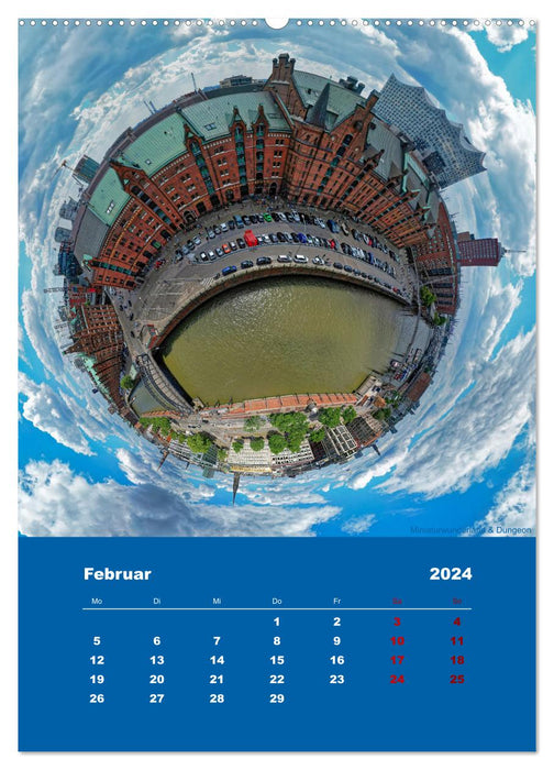 Planet Hafencity - Universum Hamburg (CALVENDO Premium Wandkalender 2024)