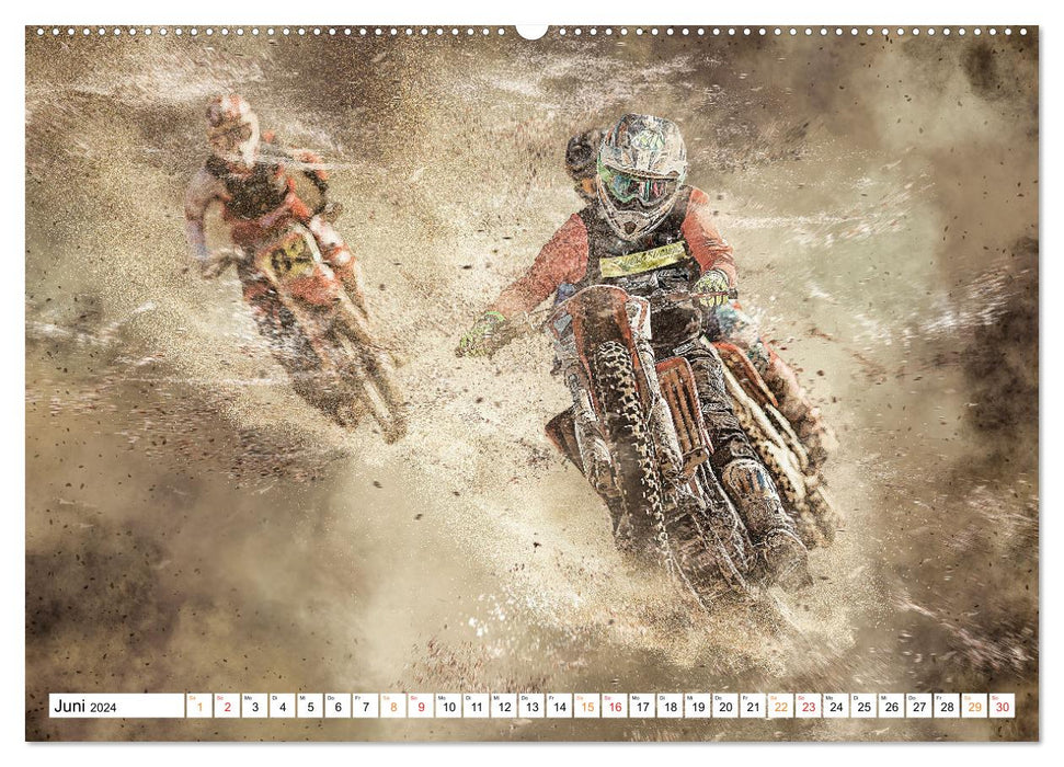 Motocross extrem (CALVENDO Wandkalender 2024)