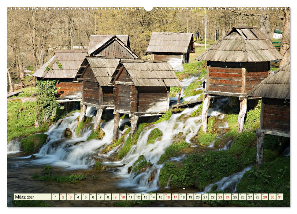 Bosnien und Herzegowina - Streifzüge durch atemberaubende Kulturlandschaften (CALVENDO Wandkalender 2024)