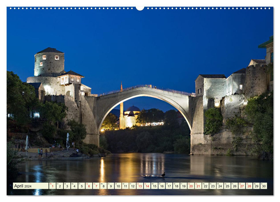 Bosnien und Herzegowina - Streifzüge durch atemberaubende Kulturlandschaften (CALVENDO Wandkalender 2024)