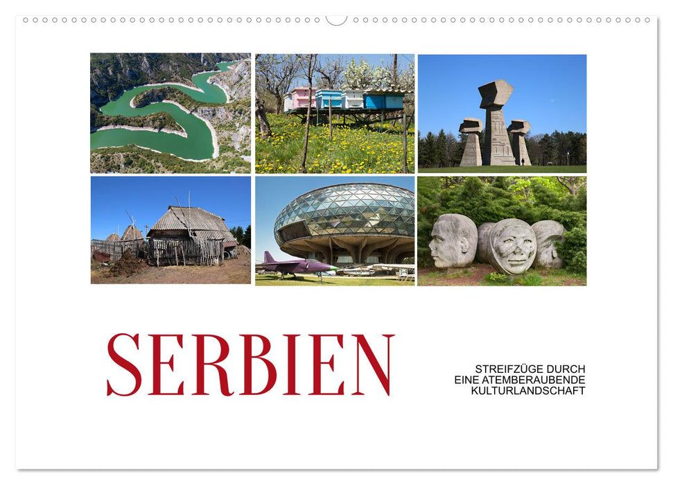 Serbien - Streifzüge durch eine atemberaubende Kulturlandschaft (CALVENDO Wandkalender 2024)