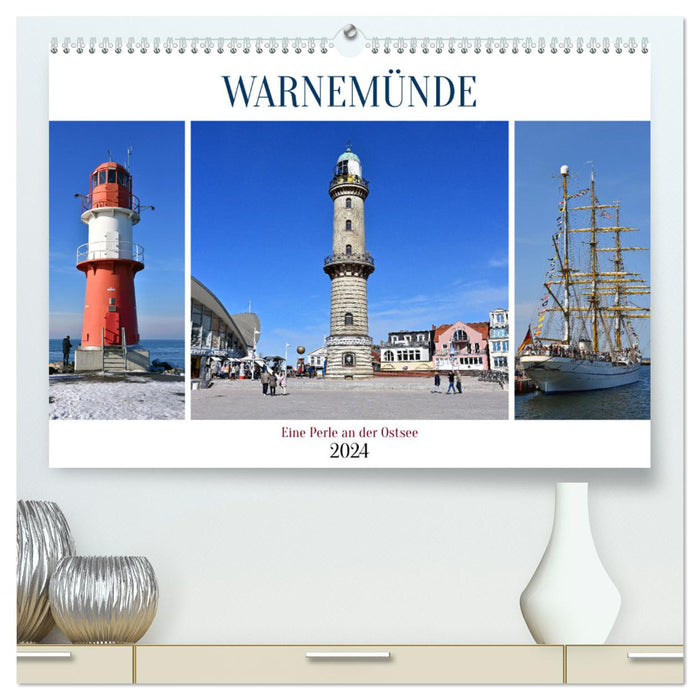 WARNEMÜNDE, eine Perle an der Ostsee (CALVENDO Premium Wandkalender 2024)