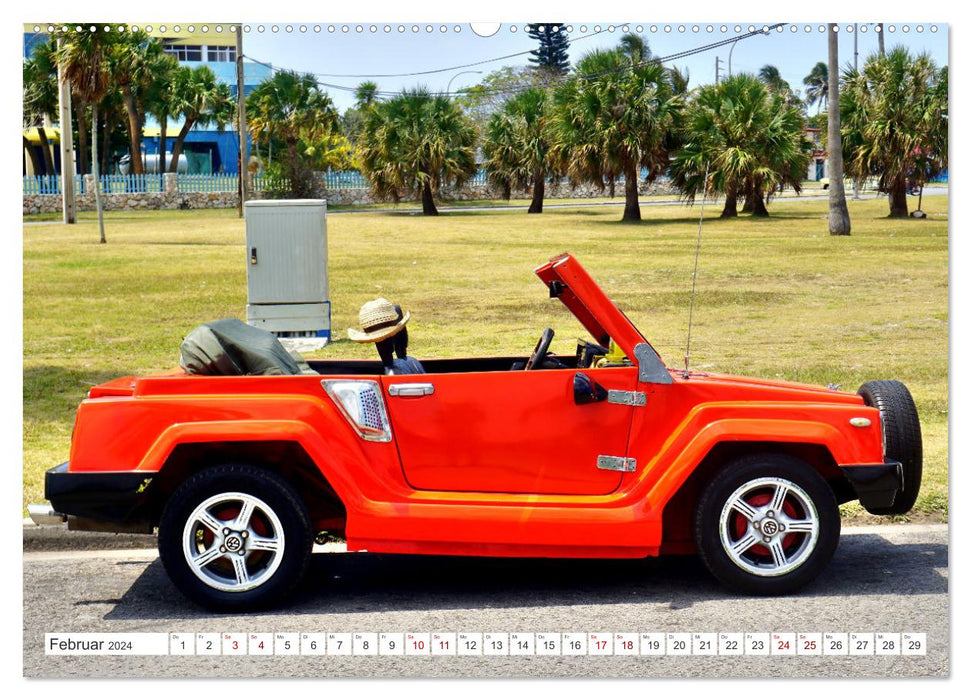 MONTUNO - Ein Auto Made in Cuba (CALVENDO Premium Wandkalender 2024)