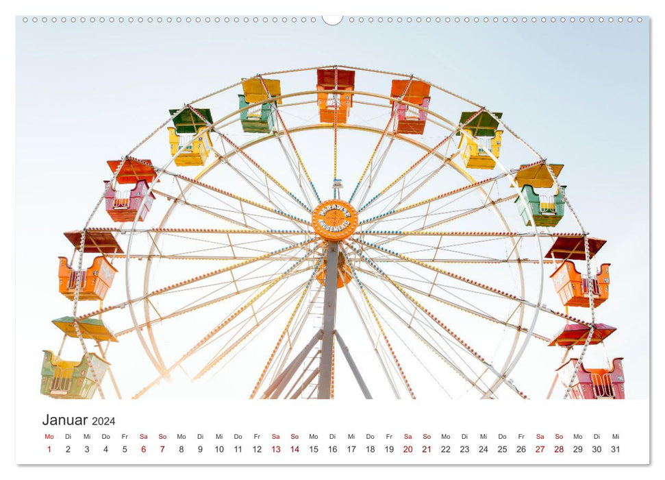 Riesenräder - Ein Spaß für jung und alt. (CALVENDO Premium Wandkalender 2024)