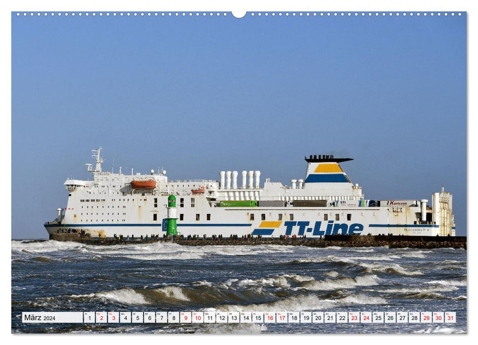 WARNEMÜNDE, eine Perle an der Ostsee (CALVENDO Wandkalender 2024)