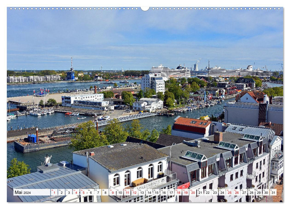 WARNEMÜNDE, eine Perle an der Ostsee (CALVENDO Wandkalender 2024)