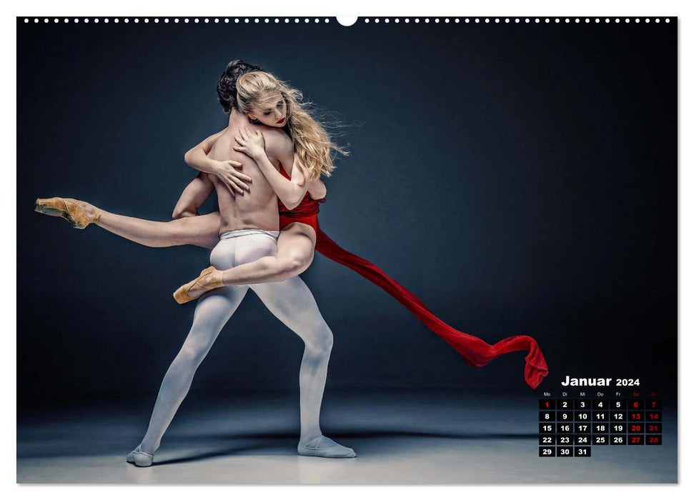 Sinneseindrücke Ballett (CALVENDO Wandkalender 2024)