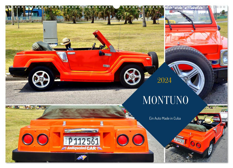 MONTUNO - Ein Auto Made in Cuba (CALVENDO Wandkalender 2024)