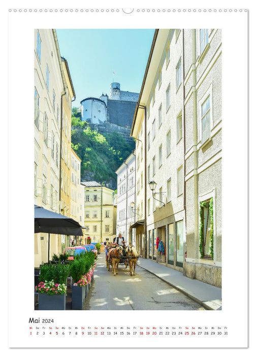 Salzburg - Gesichter einer Stadt (CALVENDO Premium Wandkalender 2024)