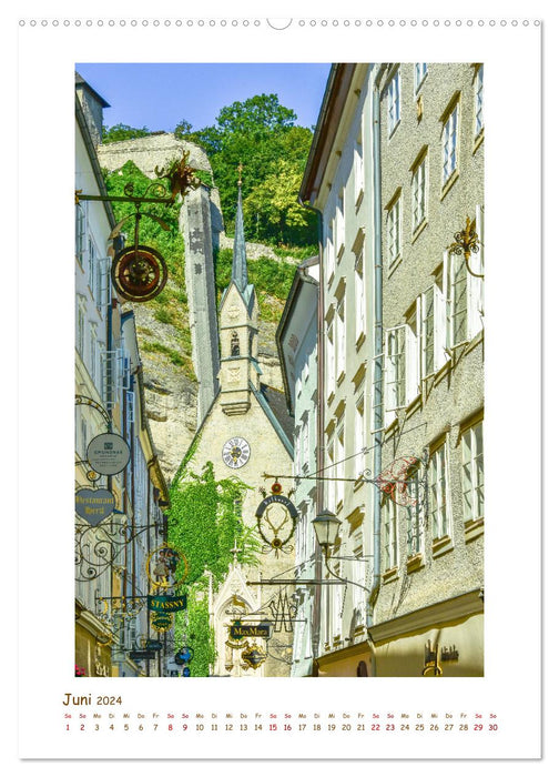 Salzburg - Gesichter einer Stadt (CALVENDO Premium Wandkalender 2024)