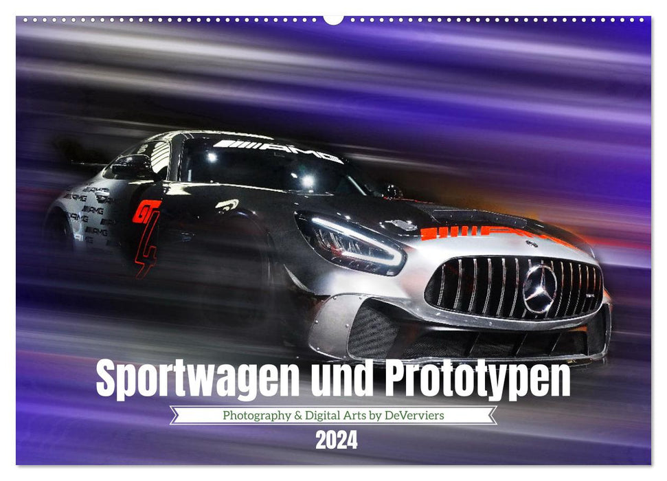 Sportwagen und Prototypen (CALVENDO Wandkalender 2024)