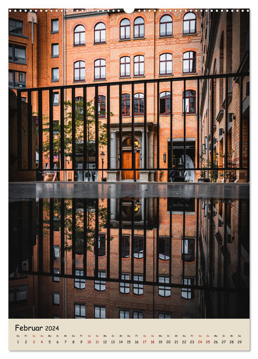 Hamburg Spiegelungen 2024 (CALVENDO Wandkalender 2024)