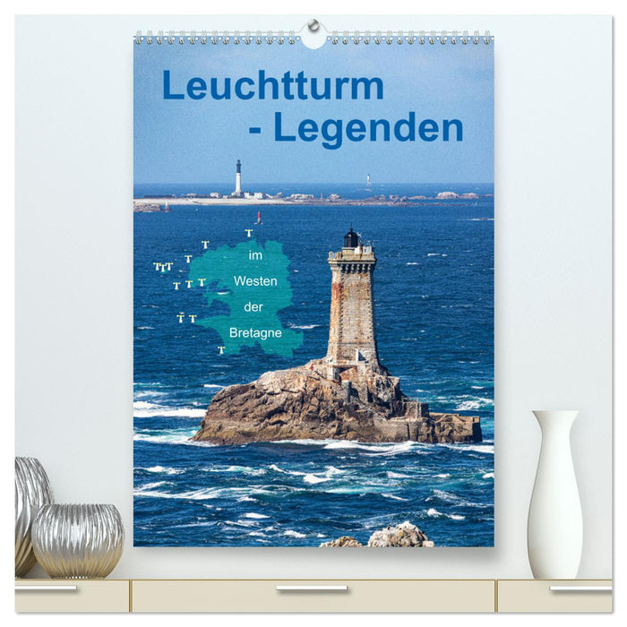 Leuchtturm-Legenden im Westen der Bretagne (CALVENDO Premium Wandkalender 2024)