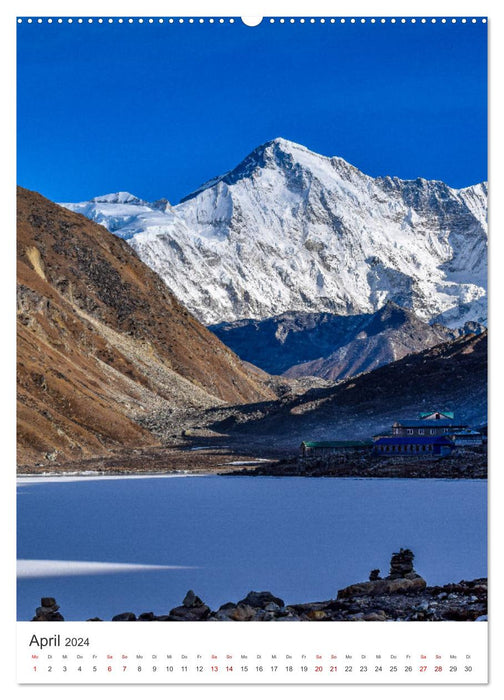 Nepal- Königreich der Götter (CALVENDO Premium Wandkalender 2024)