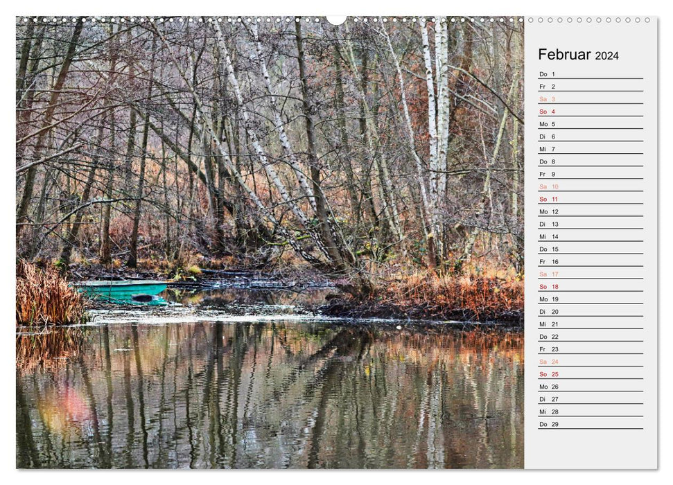 Le Steinertsee (Calendrier mural CALVENDO Premium 2024) 