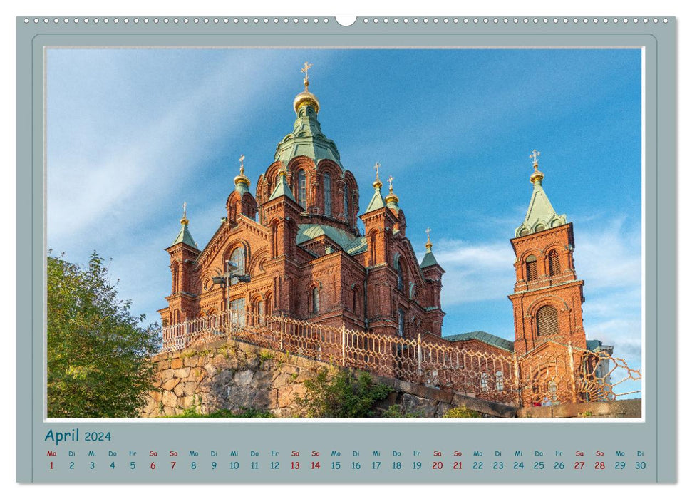 HELSINKI CITY (CALVENDO Premium Wandkalender 2024)