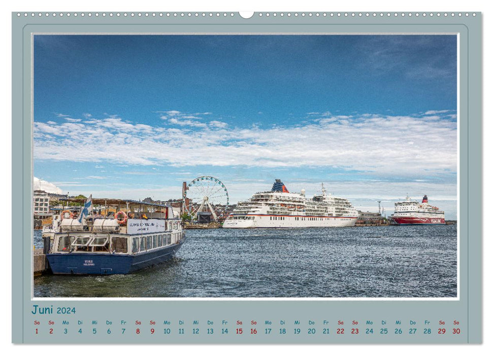 HELSINKI CITY (CALVENDO Premium Wandkalender 2024)