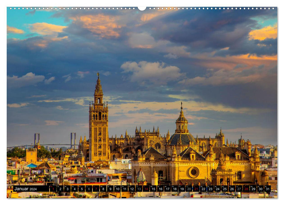 Sevilla - Traumziel in Andalusien (CALVENDO Premium Wandkalender 2024)