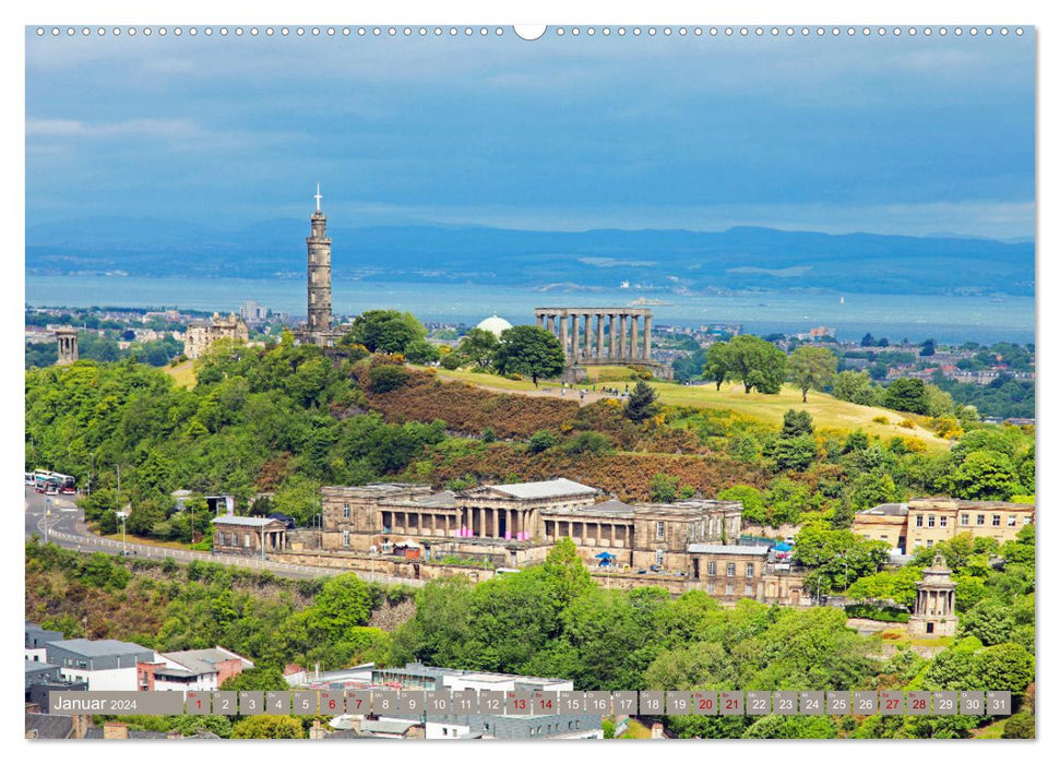 So schön ist Edinburgh (CALVENDO Premium Wandkalender 2024)
