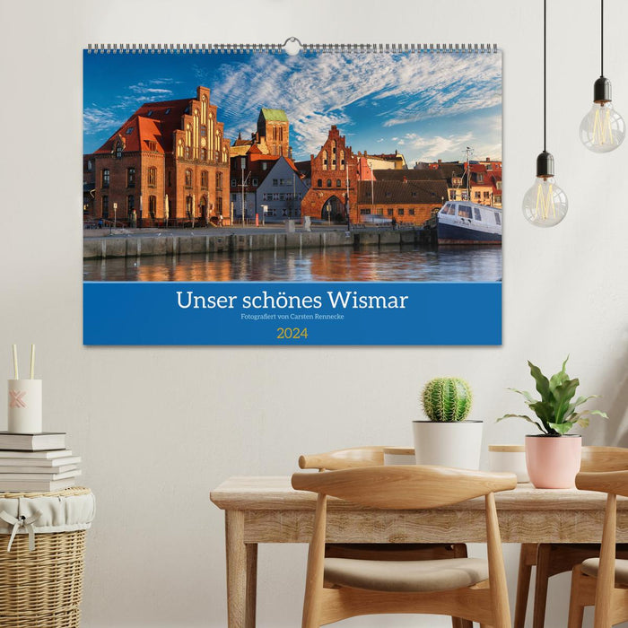Unser schönes Wismar (CALVENDO Wandkalender 2024)