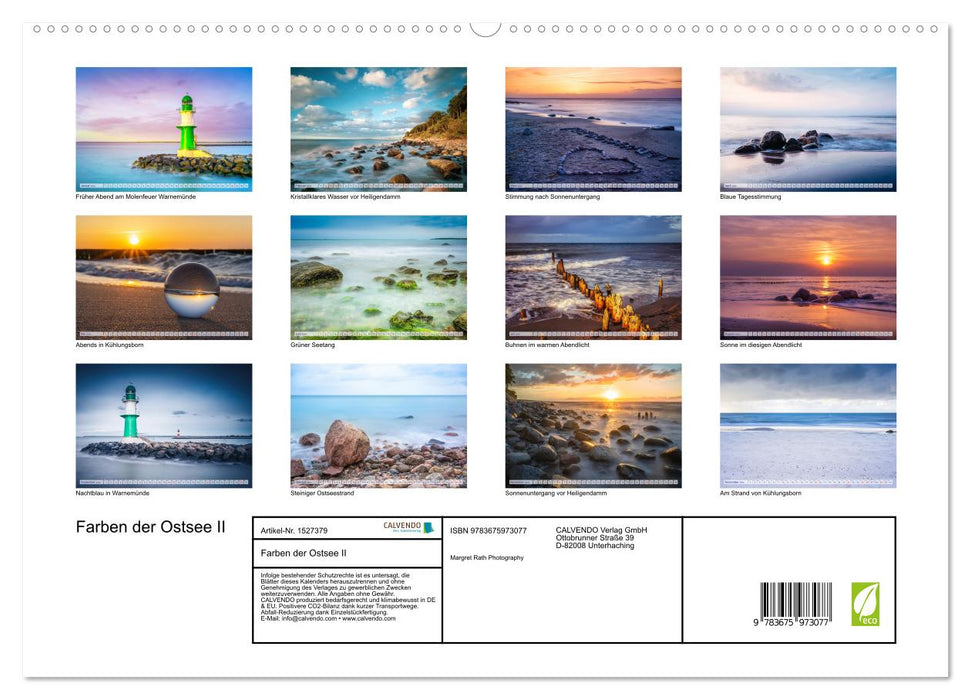 Farben der Ostsee II (CALVENDO Premium Wandkalender 2024)