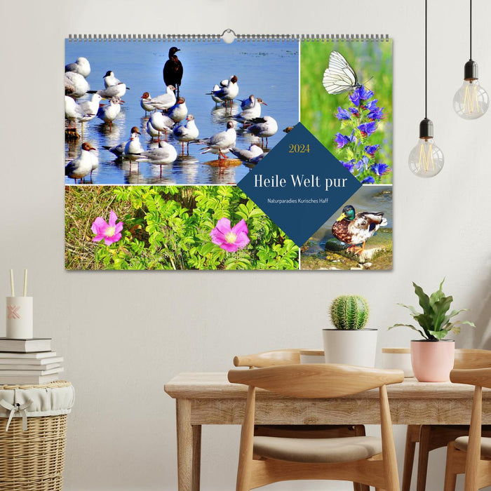 Heile Welt pur - Naturparadies Kurisches Haff (CALVENDO Wandkalender 2024)