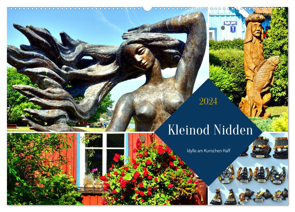 Kleinod Nidden - Idylle am Kurischen Haff (CALVENDO Wandkalender 2024)