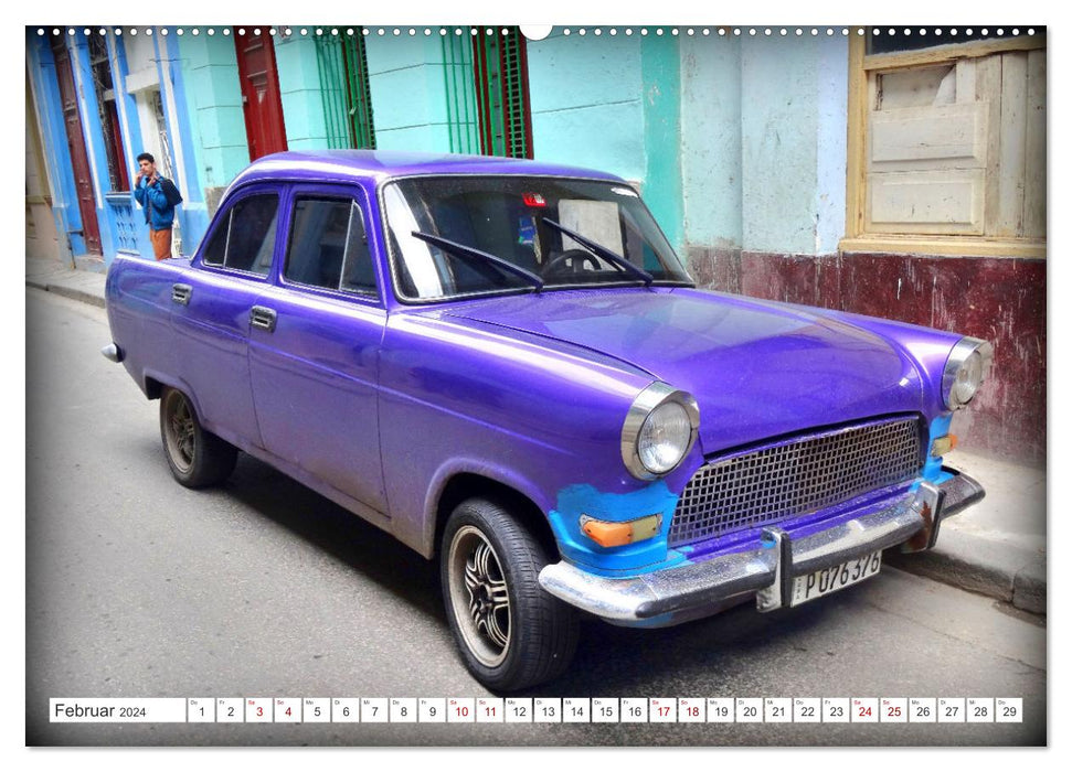 FORD CONSUL - Ein britischer Klassiker in Kuba (CALVENDO Premium Wandkalender 2024)