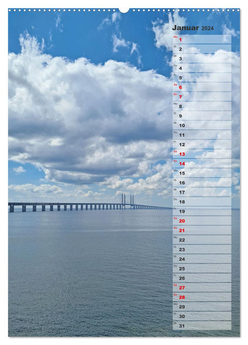 Skandinavien entdecken - Von Schweden nach Norwegen mit dem Wohnmobil (CALVENDO Wandkalender 2024)