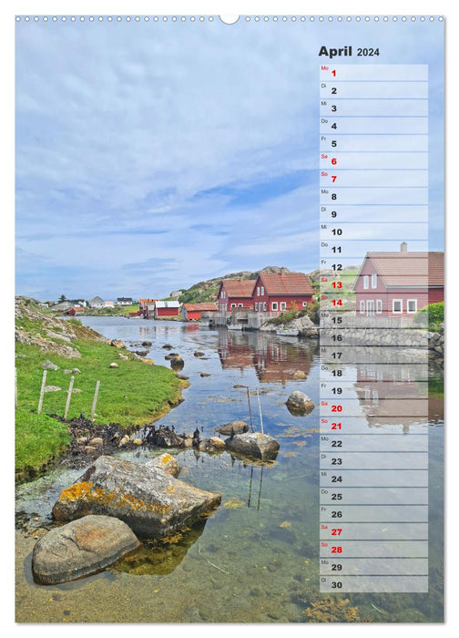 Skandinavien entdecken - Von Schweden nach Norwegen mit dem Wohnmobil (CALVENDO Wandkalender 2024)