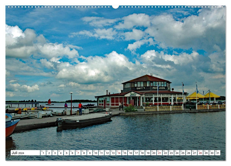 Bootsfahrt in Giethoorn (CALVENDO Premium Wandkalender 2024)