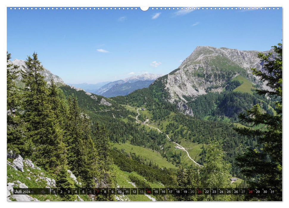 Berchtesgadener Land - Fantastically beautiful (CALVENDO Premium Wall Calendar 2024) 