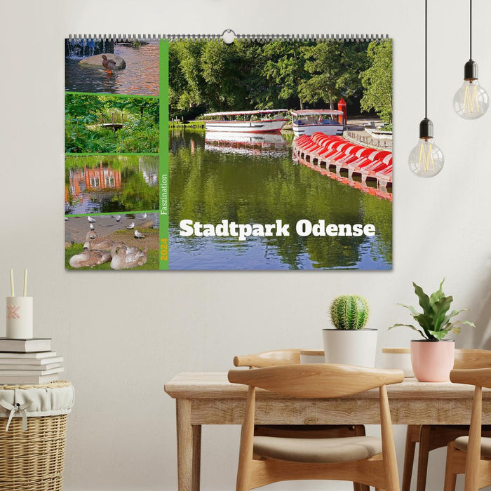 Faszination Stadtpark Odense (CALVENDO Wandkalender 2024)