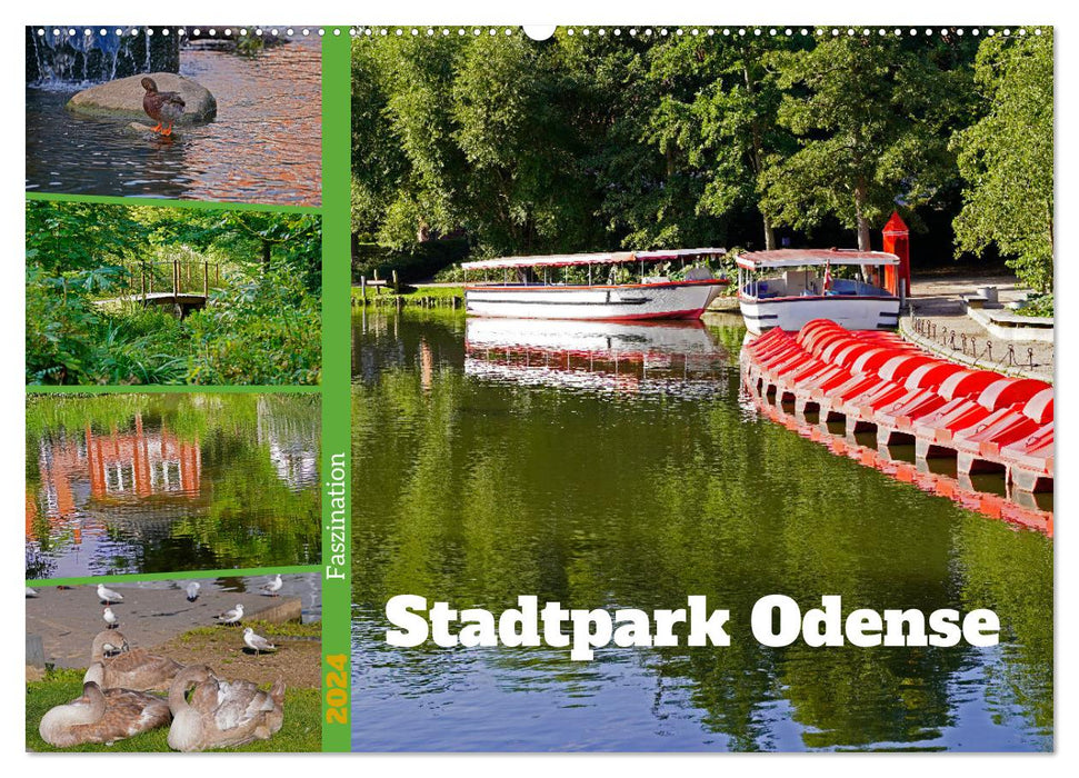 Faszination Stadtpark Odense (CALVENDO Wandkalender 2024)