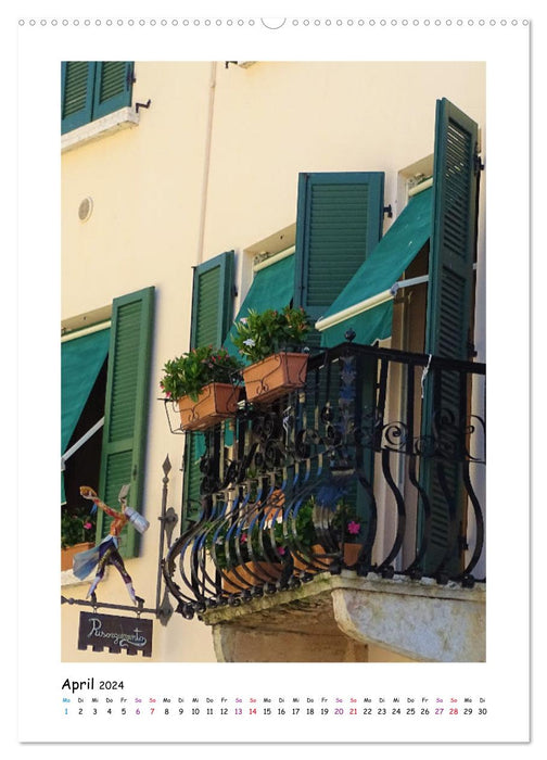 LAKE GARDA Lake Garda: Sirmione and Bardolino (CALVENDO Premium Wall Calendar 2024) 