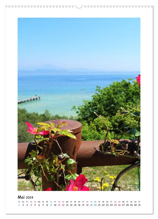 LAKE GARDA DerGardasee: Sirmione und Bardolino (CALVENDO Premium Wandkalender 2024)