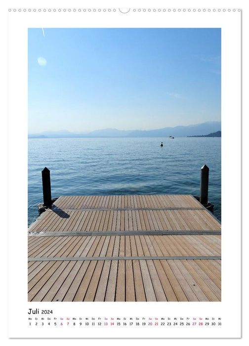 LAKE GARDA DerGardasee: Sirmione und Bardolino (CALVENDO Premium Wandkalender 2024)