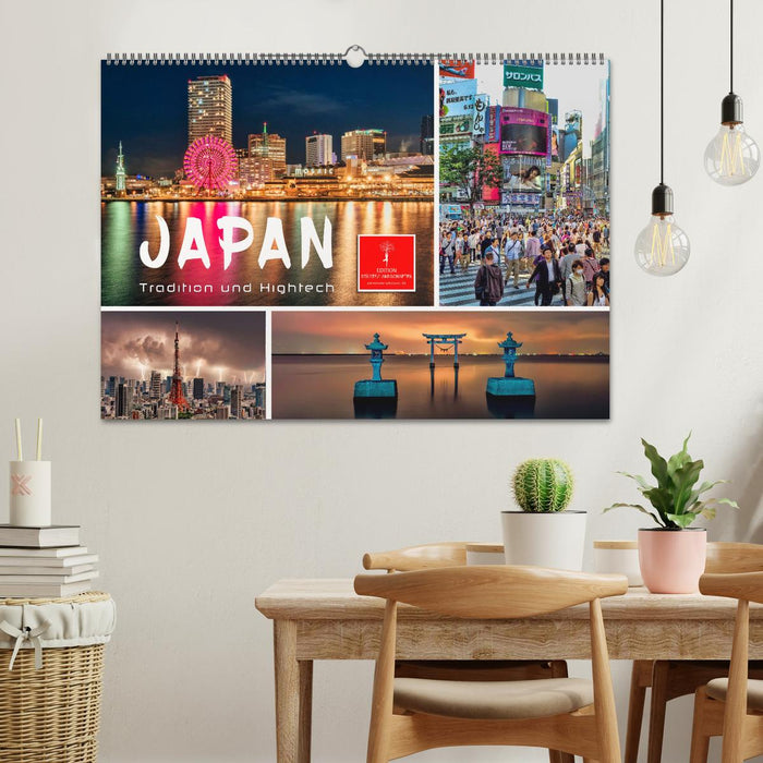 Japan - Tradition und Hightech (CALVENDO Wandkalender 2024)